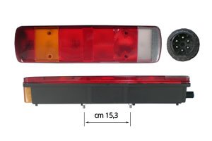 FANALE POSTERIORE per SCANIA R 2004 | PGR lato DX 1498103 - Carrozzeria Truck