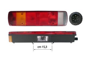 FANALE POSTERIORE per SCANIA R 2004 | PGR lato SX 1498102 - Carrozzeria Truck