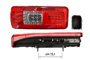 FANALE POSTERIORE SX IVECO STRALIS HI-WAY 2013 | AS - 5802000568 - Carrozzeria Truck