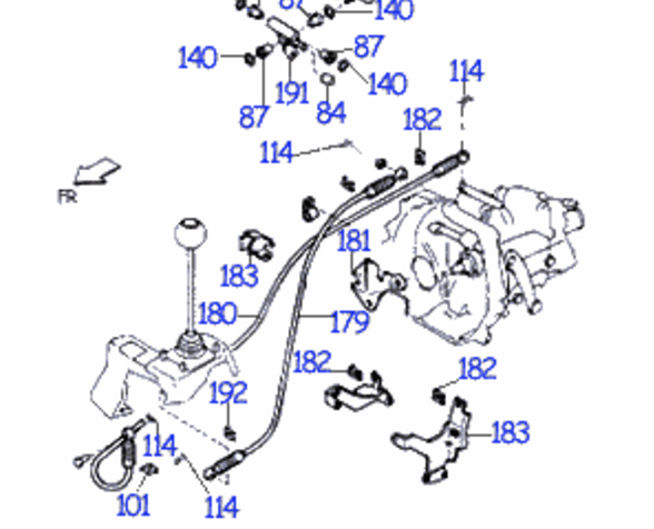Filo Cambio Piaggio Porter 1.3 Benzina cod:3354087534000 - Mondo Porter