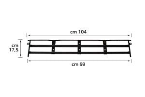 GRIGLIA INFERIORE VOLVO FM II - 20456963 - Carrozzeria Truck