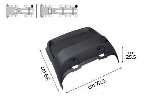 MEZZO PARAFANGO POSTERIORE DX DAF XF 105 - 1875554 - Carrozzeria Truck