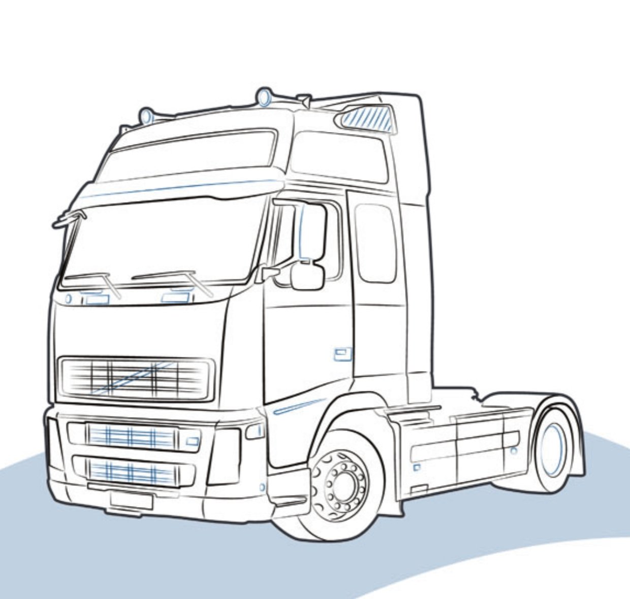 MEZZO PARAFANGO POSTERIORE VOLVO FH II - 7420583488 - Carrozzeria Truck