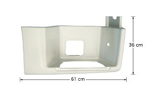 PEDANA per MAN TGA | XLX/XXL lato DX 81615100374 81615100752 81615100782 81615100802 81615100978 - Carrozzeria Truck