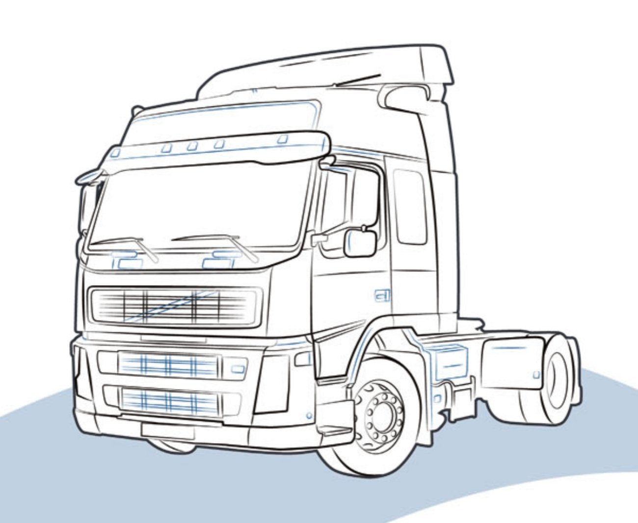 PORTADOCUMENTI per VOLVO FM II lato - Carrozzeria Truck